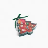 Кольца детские набор 5 шт "Выбражулька" в форме елки, форма МИКС, цвет МИКС, б-р