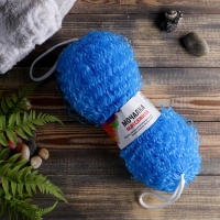 Мочалка банная большая &laquo;Бублик&raquo;, 32 см, МИКС