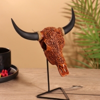 Сувенир &laquo;Череп буйвола&raquo;, на стойке, 18&times;10&times;21 см