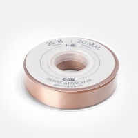 Лента атласная двухсторонняя №812 20мм*25±1м телесный TR Лента атласная двухсторонняя №812 20мм*25±1м телесный TR