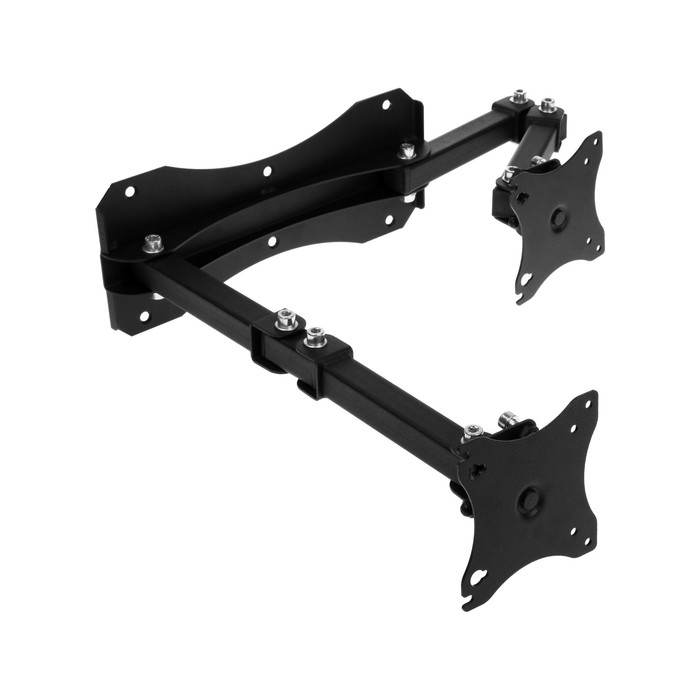 Кронштейн Кронштейн "РЭМО" К512, для монитора, 10"-32", 2 монитора до 16 кг, черный