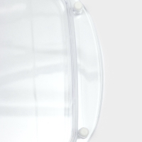 Монетница пластиковая OPTIMA, 17&times;20,5&times;1,5, цвет прозрачный