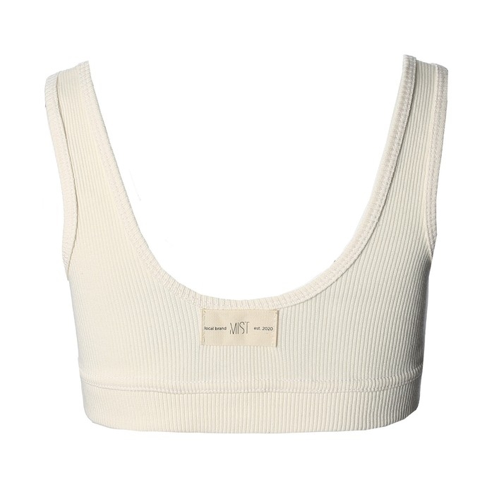 Топ женский укороченный Mist Old School р. 48, молочный