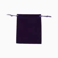 Мешочек бархатный, 10&times;12 см, фиолетовый