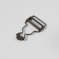 Застёжка для комбинезона, 27 мм, 10 шт., цвет чёрный никель