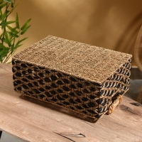 Корзина плетеная 45х30х20 см, сиграсс