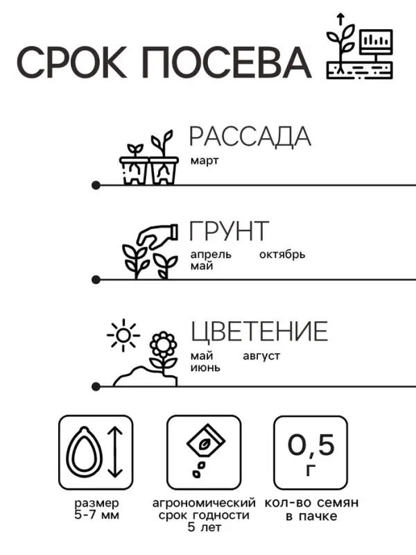 Семена Люпин "Фейерверк", ц/п,  0,3 гр.