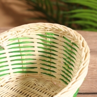 Корзина плетеная 28x19x10 см, ротанг