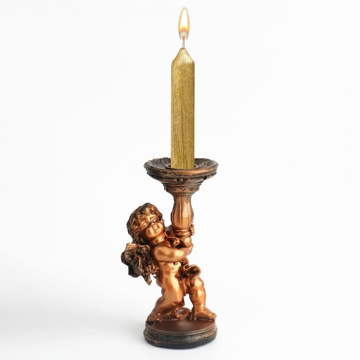 Подсвечник Подсвечник "Ангелочек", на одну свечу, 12.5 х 6 см