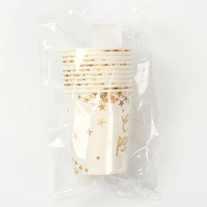 Стакан одноразовый бумажный &laquo;С днем рождения&raquo;, 250 мл