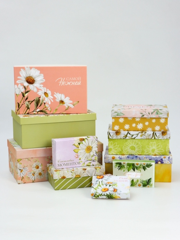 Набор коробок 10 в 1 "Самой нежной", 32,5 х 20 х 12,5 -12 х 7 х 4 см