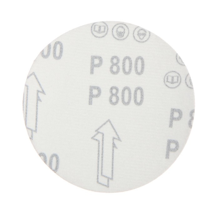 Круг абразивный шлифовальный под Круг абразивный шлифовальный под "липучку" ТУНДРА, 125 мм, Р800, 10 шт.