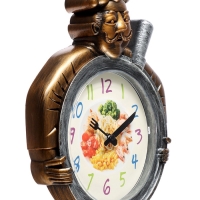 Часы настенные интерьерные, для кухни &laquo;Шеф&raquo;, плавный ход, 29.5&times;23 см, d-16.5 см