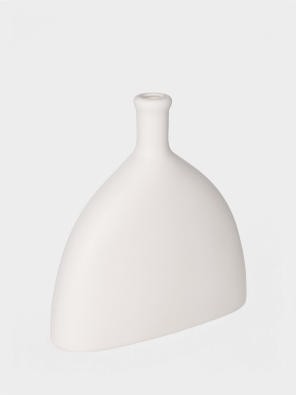 Ваза для цветов Ваза для цветов "Extension" 18,7х6,8х19,5 см, цвет белый