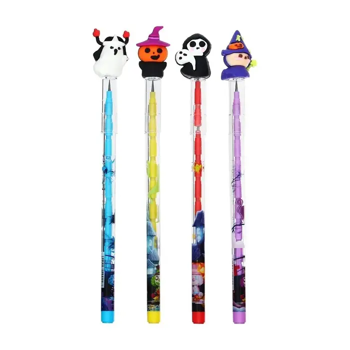 Карандаш - прикол секционный &laquo;Хэллоуин&raquo;, МИКС