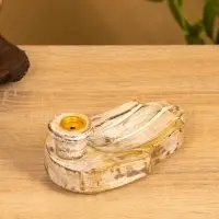 Подставка под благовония &laquo;Ладонь&raquo;, 13&times;7.5&times;6 см, манговое дерево