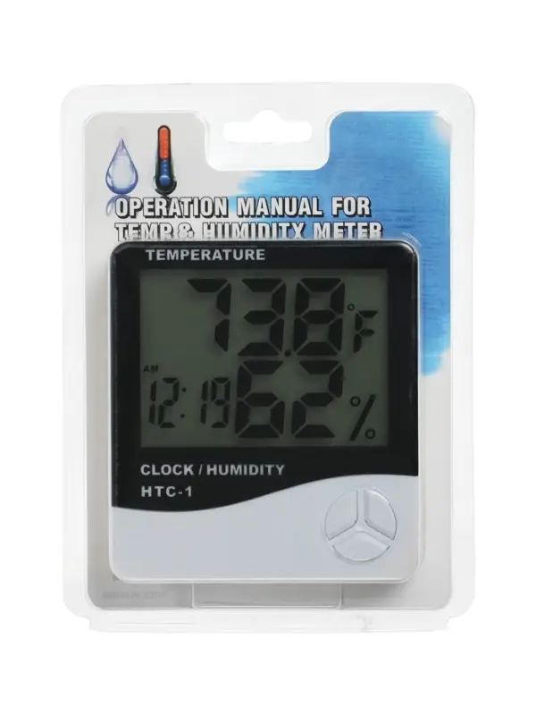 Термометр LTR-14, электронный, датчик температуры, датчик влажности, белый