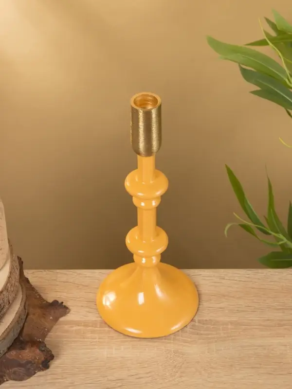 Подсвечник на 1 свечу "Песок" 10х10х26 см