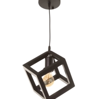 Светильник BayerLux ЭКО "Куб" 1х40Вт Е27 черный 27х27х100см