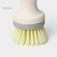 Щётка для посуды Raccoon Breeze, круглая, 12&times;5 см, ворс 2,5 см