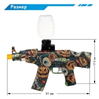 Автомат АК-47, стреляет орбизами, работает от аккумулятора 7,4 В Автомат АК-47, стреляет орбизами, работает от аккумулятора 7,4 В