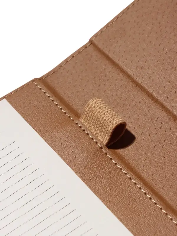 Органайзер на кольцах, A5, с клапаном, 80л, линия, к/зам, Оражевый