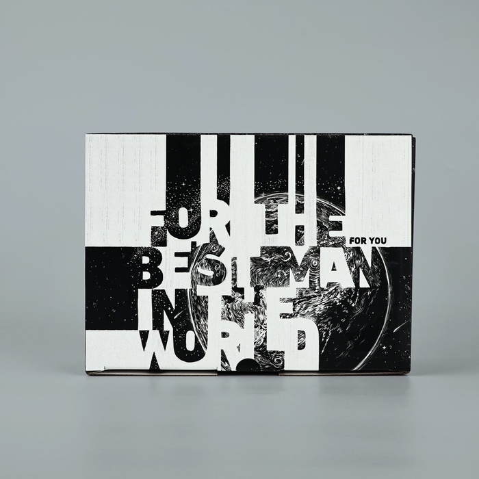 Коробка‒пенал, упаковка подарочная, &laquo;For real man&raquo;, 26 х 19 х 10 см