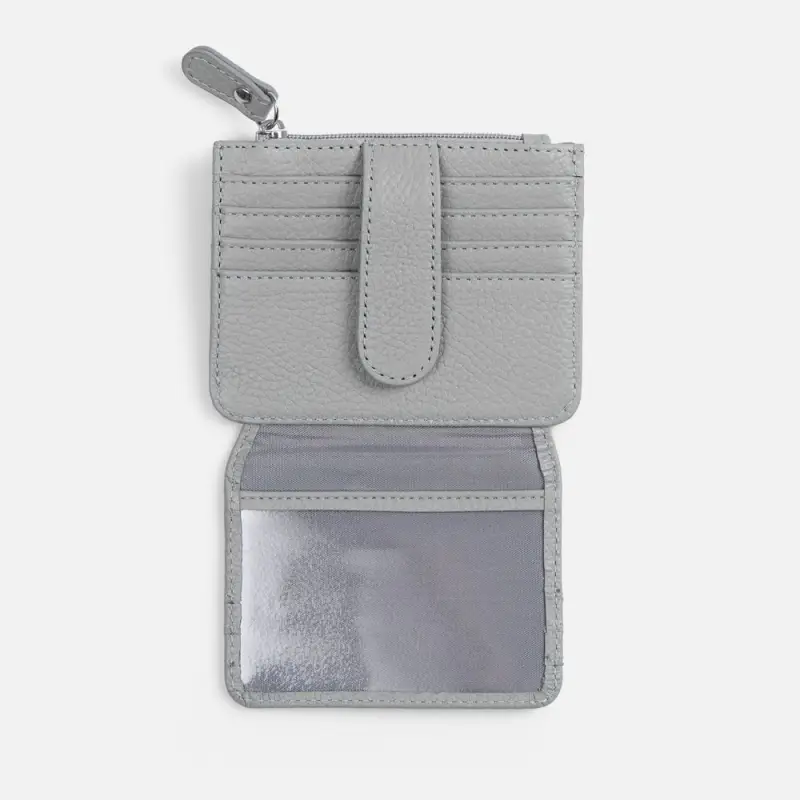 Картхолдер на молнии Unison, серый