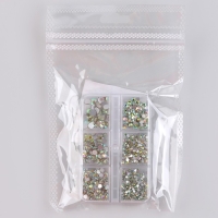 Набор страз «Стёклышко», 6 размеров — от 1,9 до 4,6 мм Набор страз «Стёклышко», 6 размеров — от 1,9 до 4,6 мм