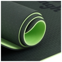 Коврик для йоги Sangh, 183&times;61&times;0,8 см, цвет тёмно-зелёный