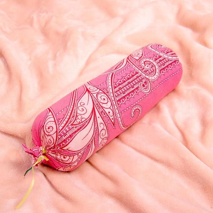 Валик с лавандой и стружкой можжевельника, сувенирная, 10&times;28 см, микс