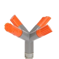 Распылитель 4-лепестковый, 28 см, штуцер под шланги 1/2", 3/4", пика, ABS пластик, Greengo Распылитель 4-лепестковый, 28 см, штуцер под шланги 1/2", 3/4", пика, ABS пластик, Greengo