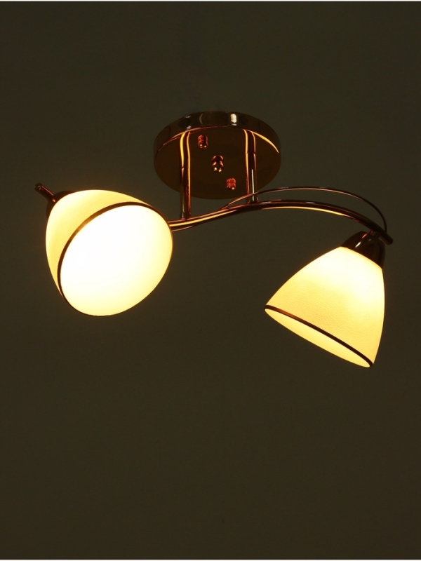 Люстра "Андер" 2хЕ27 40Вт золото 42х19х24 см