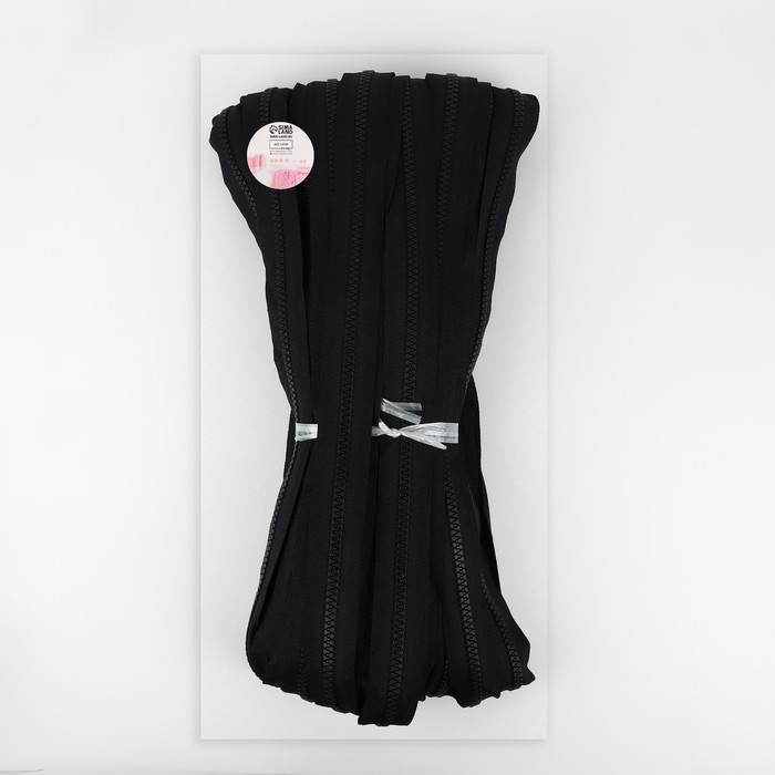 Молния рулонная &laquo;Трактор&raquo;, №8, 50 м, цвет чёрный