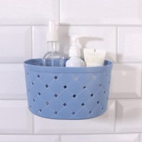 Органайзер для хранения, навесной, 1 секция, с клеевыми крючками, 16,5 × 12 × 9 см, цвет МИКС Органайзер для хранения, навесной, 1 секция, с клеевыми крючками, 16,5 × 12 × 9 см, цвет МИКС