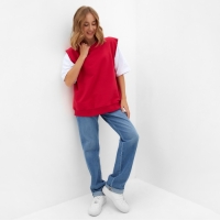 Жилет женский MINAKU:Casual Collection цвет фуксия, р-р 46-48 Жилет женский MINAKU:Casual Collection цвет фуксия, р-р 46-48