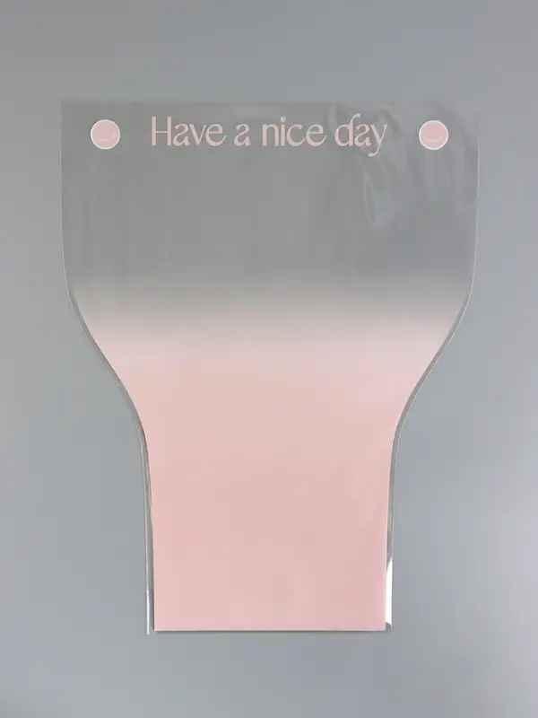 Пакет цветочный Конус, розовый, 36&times;20&times;45 см&plusmn;1 см