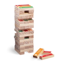 Дженга &laquo;Падающая башня с фантами&raquo;, 54 бруска, 5+