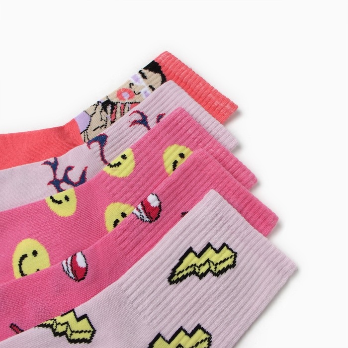 Набор женских носков KAFTAN Cool girl 5 пар, р-р 36-39 (23-25 см)