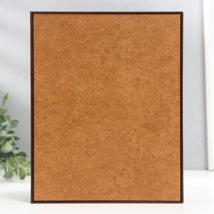 Ключница "Яркий цветок" венге 19х24 см МИКС