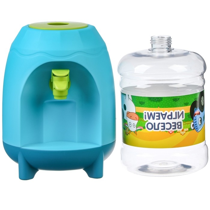 Кулер детский "Весело играем", Синий трактор