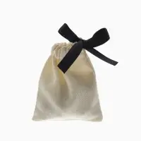 Мешочек подарочный &laquo;Нежность&raquo;, 8.5&times;7 см, бежево-чёрный