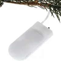 Декор настенный &laquo;Еловая ветвь с шишками&raquo;, 70&times;27 см, 30LED, от батареек CR2032&times;2, свечение тёплое белое