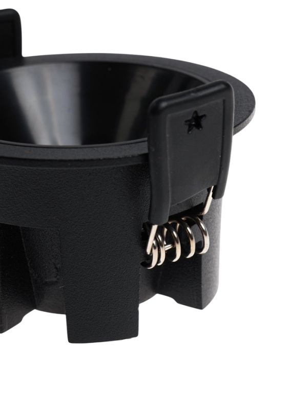 Светильник светодиодный встраиваемый, 6Вт, 6500К, с драйвером, D65, черный