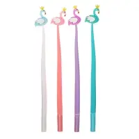 Ручка - прикол гелевая Calligrata &laquo;Фламинго&raquo;, МИКС