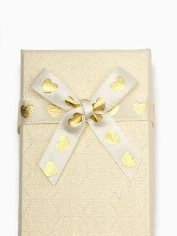 Коробочка подарочная под набор &laquo;Влюбленность&raquo;, 5&times;8 (размер полезной части 4.7&times;7.7 см), бежевая, вставка чёрная