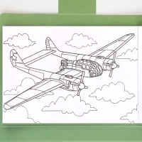 Набор: блок для записей с отрывными листами и заданиями + карандаши &laquo;С 23 февраля&raquo;