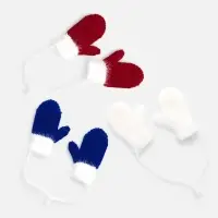 Подвеска на елку &laquo;Вьюшка&raquo;, варежки, красная