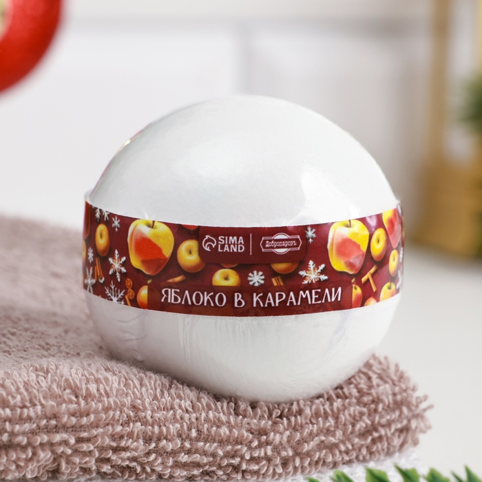 Новый год Набор бомбочек 3 шт Новый год Набор бомбочек 3 шт "Корица - Кофе, Облепиха с медом, Яблоко в карамели"