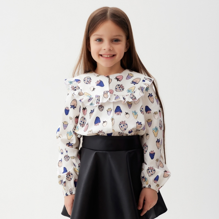 Рубашка детская KAFTAN "Ягоды", р. 36 (134-140)